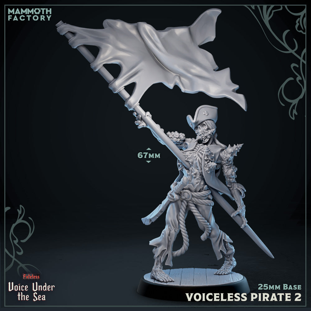 Voiceless Pirates 3D-printed model