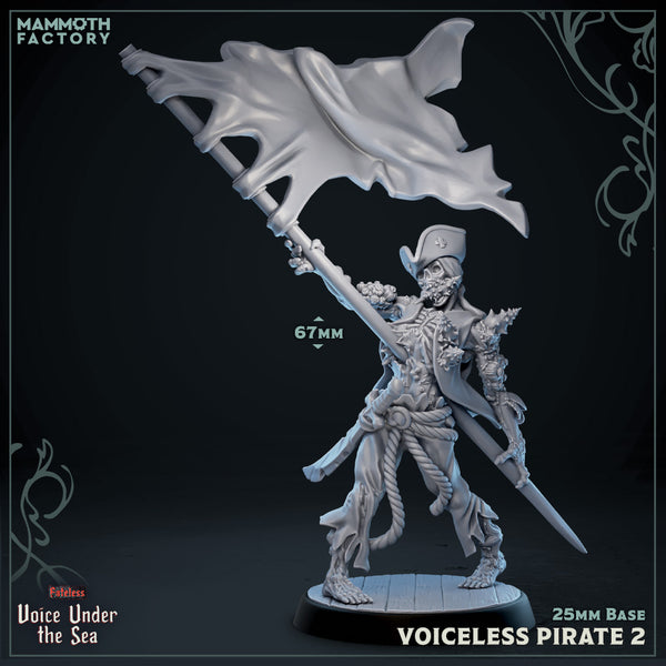 Voiceless Pirates 3D-printed model