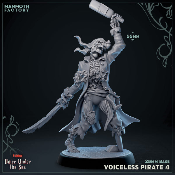 Voiceless Pirates 3D-printed model