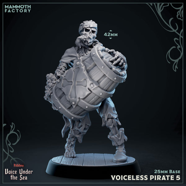 Voiceless Pirates 3D-printed model