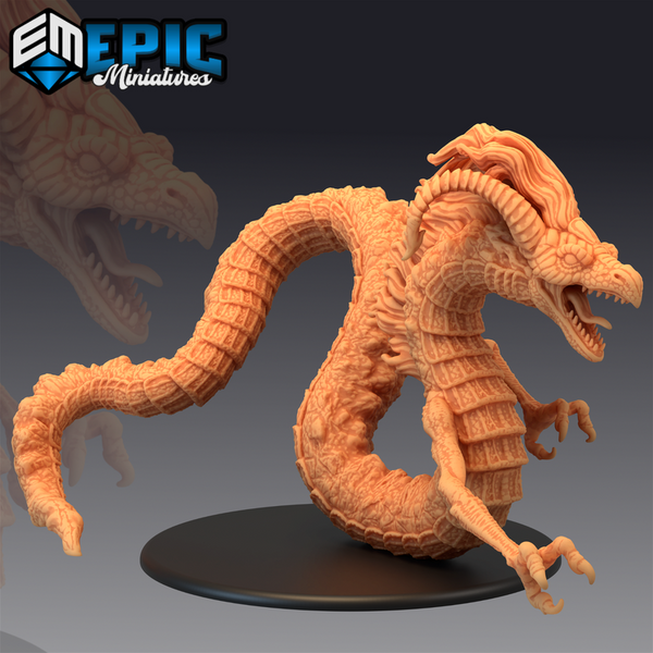 Volcano Wrym 3D-printed model