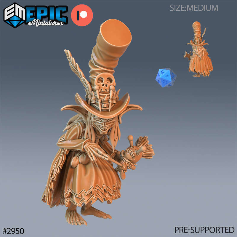 Voodoo Goblin 3D-printed model