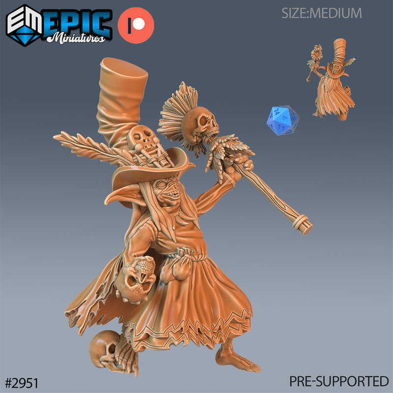 Voodoo Goblin 3D-printed model