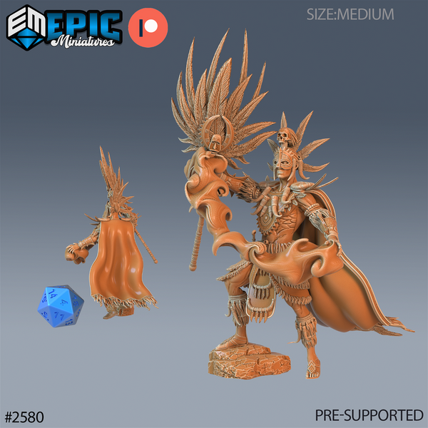 Voodoo Priest 3D-printed model