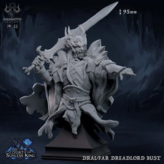 Vorassir Dreadlord Bust 3D-printed model