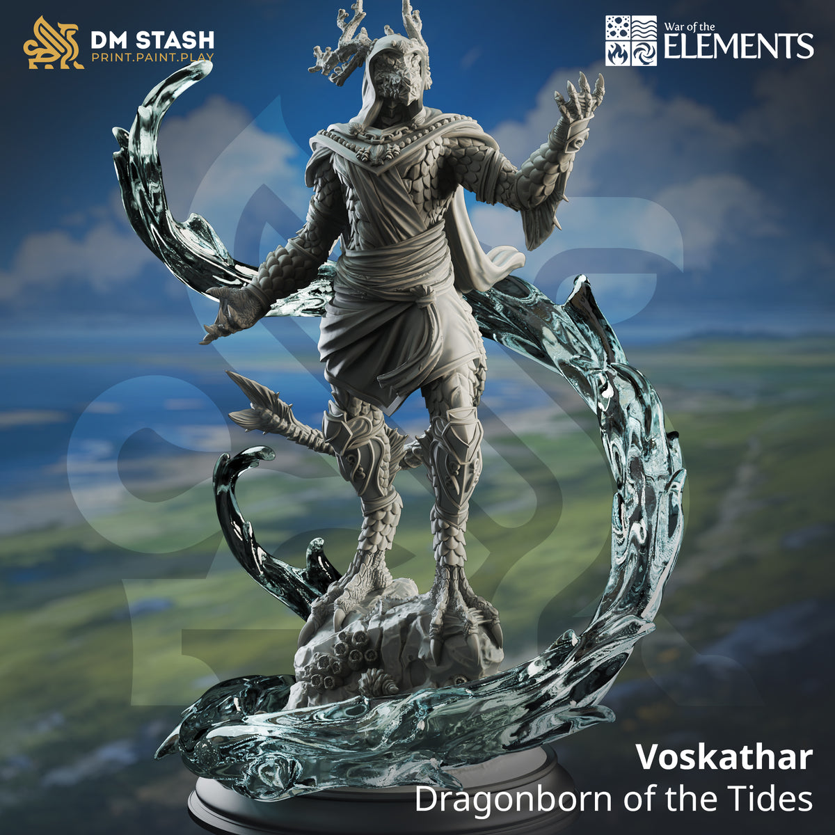 Voskathar Dragonborn Of The Tides