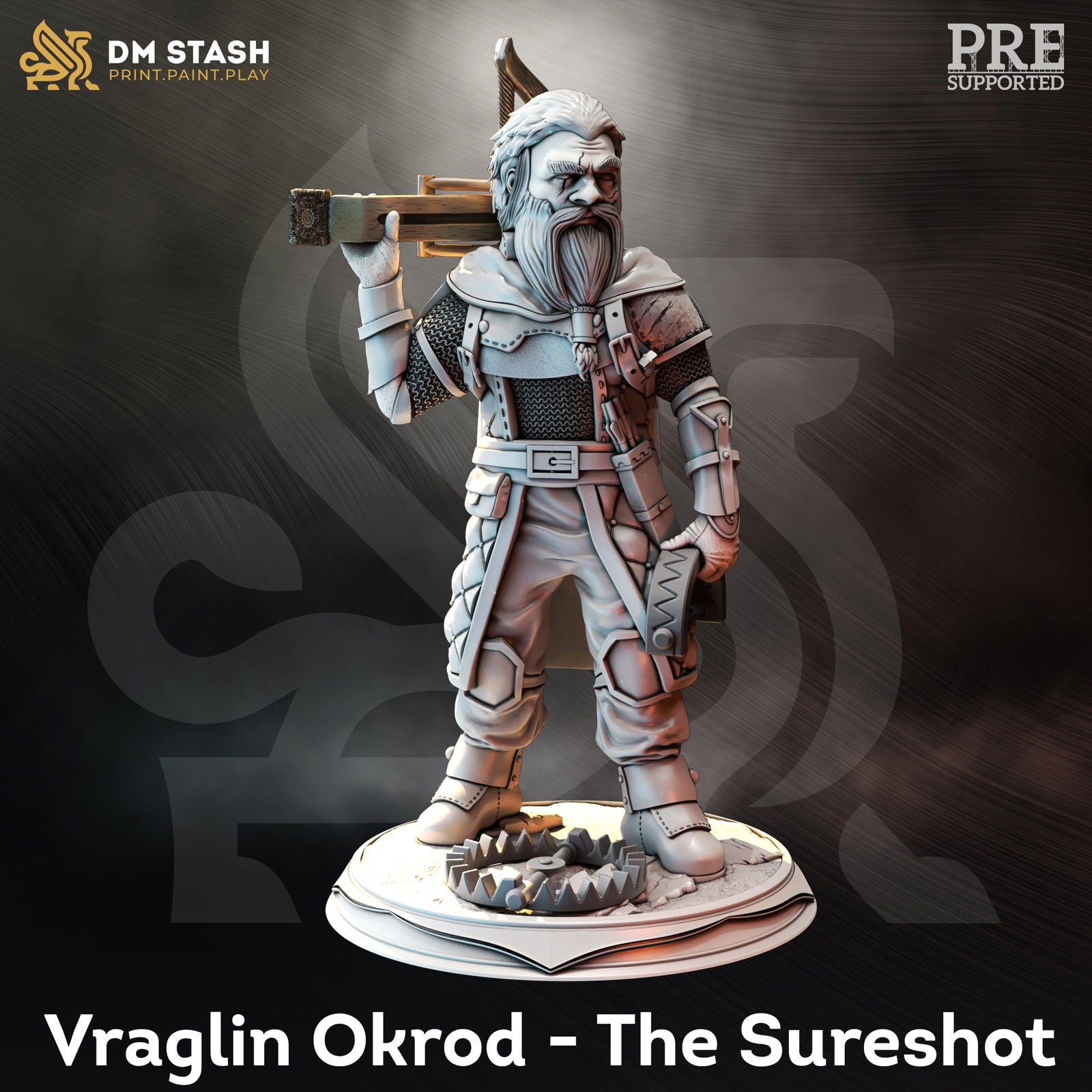 Vraglin Okrod - The Sureshot - The Printable Dragon