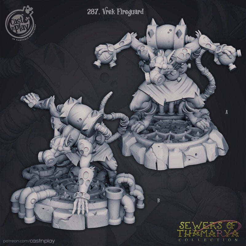 Vrek Fireguard 3D-printed model