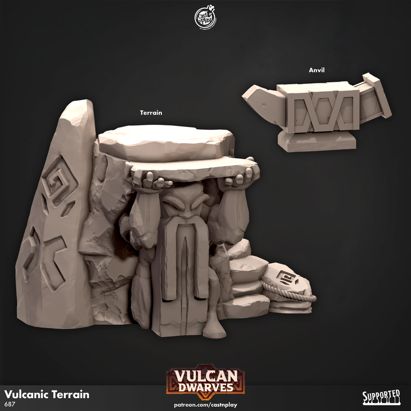 Vulcanic Terrain Set