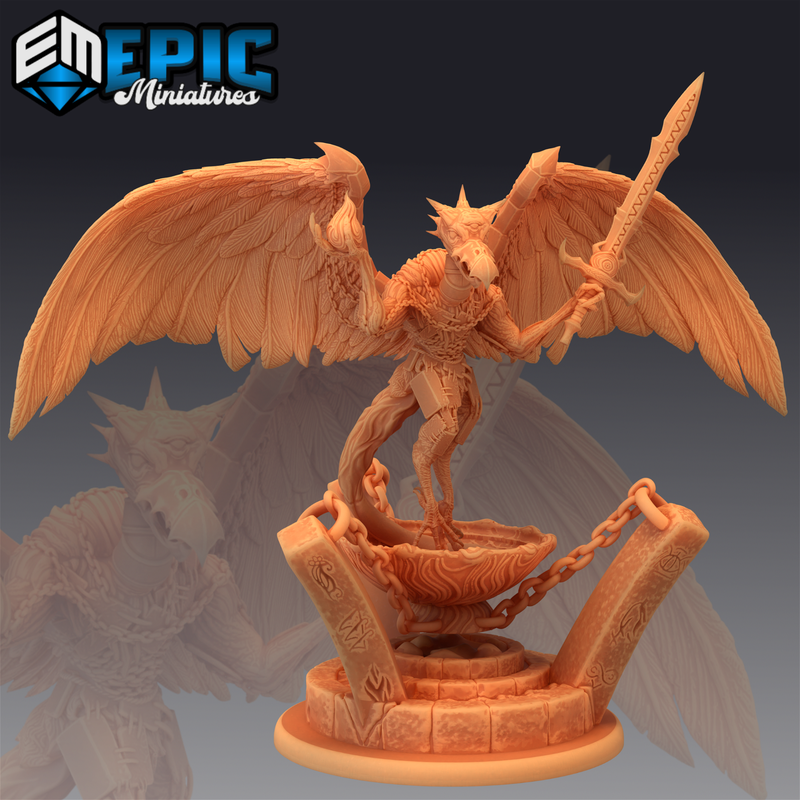 Vulture Demon 3D-printed model