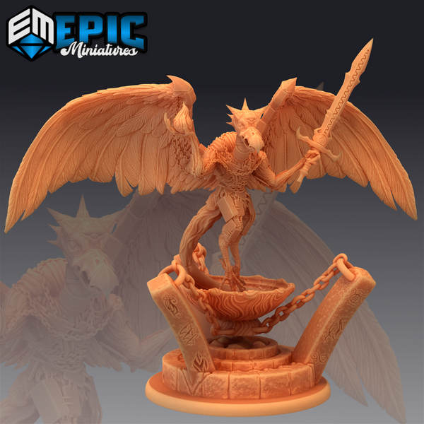 Vulture Demon 3D-printed model