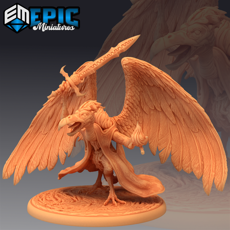 Vulture Demon 3D-printed model