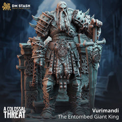 Vurimandi - The Entombed Giant King 3D-printed model