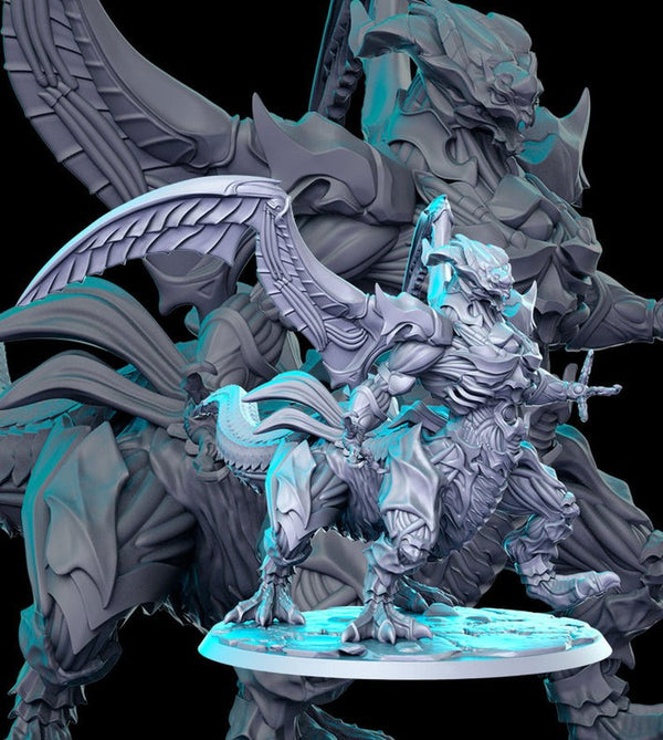 Warforged Battledragon 3D-printed model