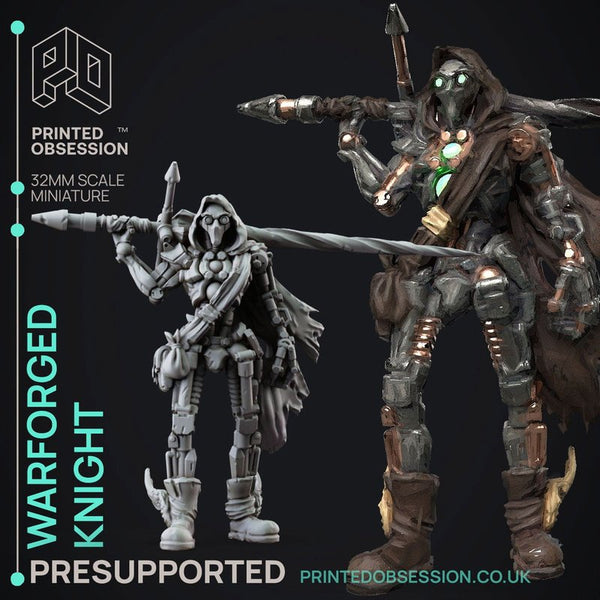 Warforged Knight 3D-printed model