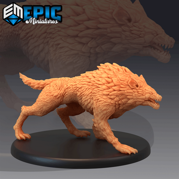 Warg 3D-printed model
