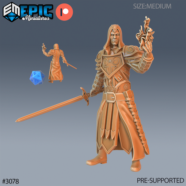 Warlock 3D-printed model