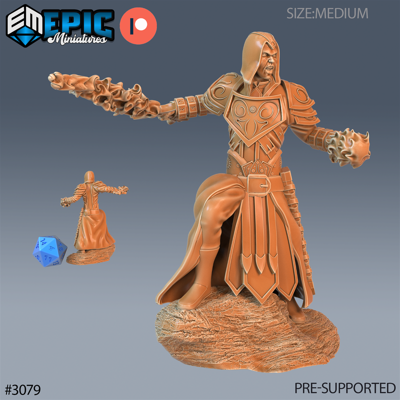 Warlock 3D-printed model