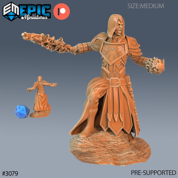Warlock 3D-printed model