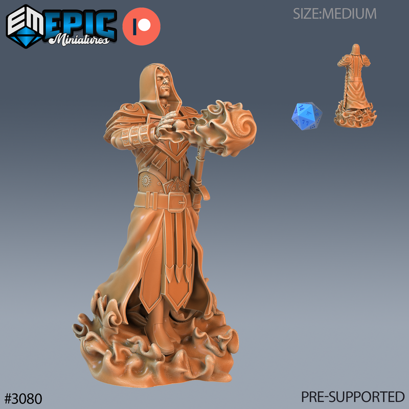 Warlock 3D-printed model