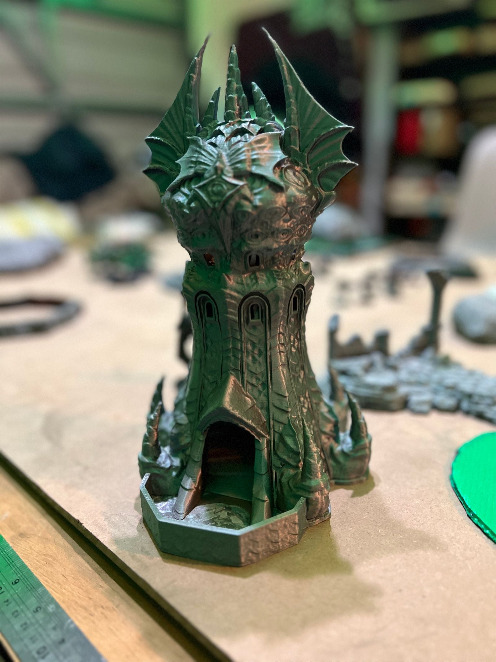 Warlock Dice Tower - The Printable Dragon