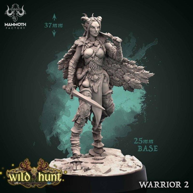 Warrior 3D-printed model