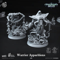 Warrior Apparitions 3D-printed model