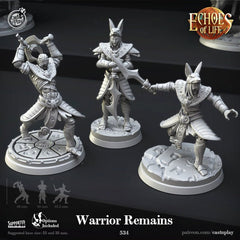 Warrior Remains 3D-printed model