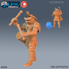Warthog Folk Tribe Bard 3D-printed model