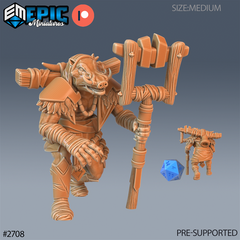 Warthog Folk Tribe Shaman 3D-printed model