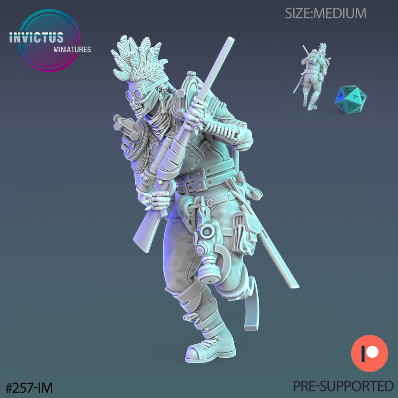 Wasteland Scout 3D-printed model