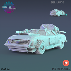 Wasteland Turbo Car 3D-printed model