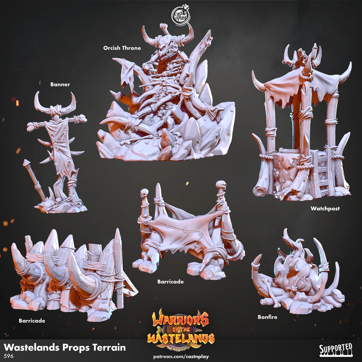 Wastelands Props Terrain - The Printable Dragon