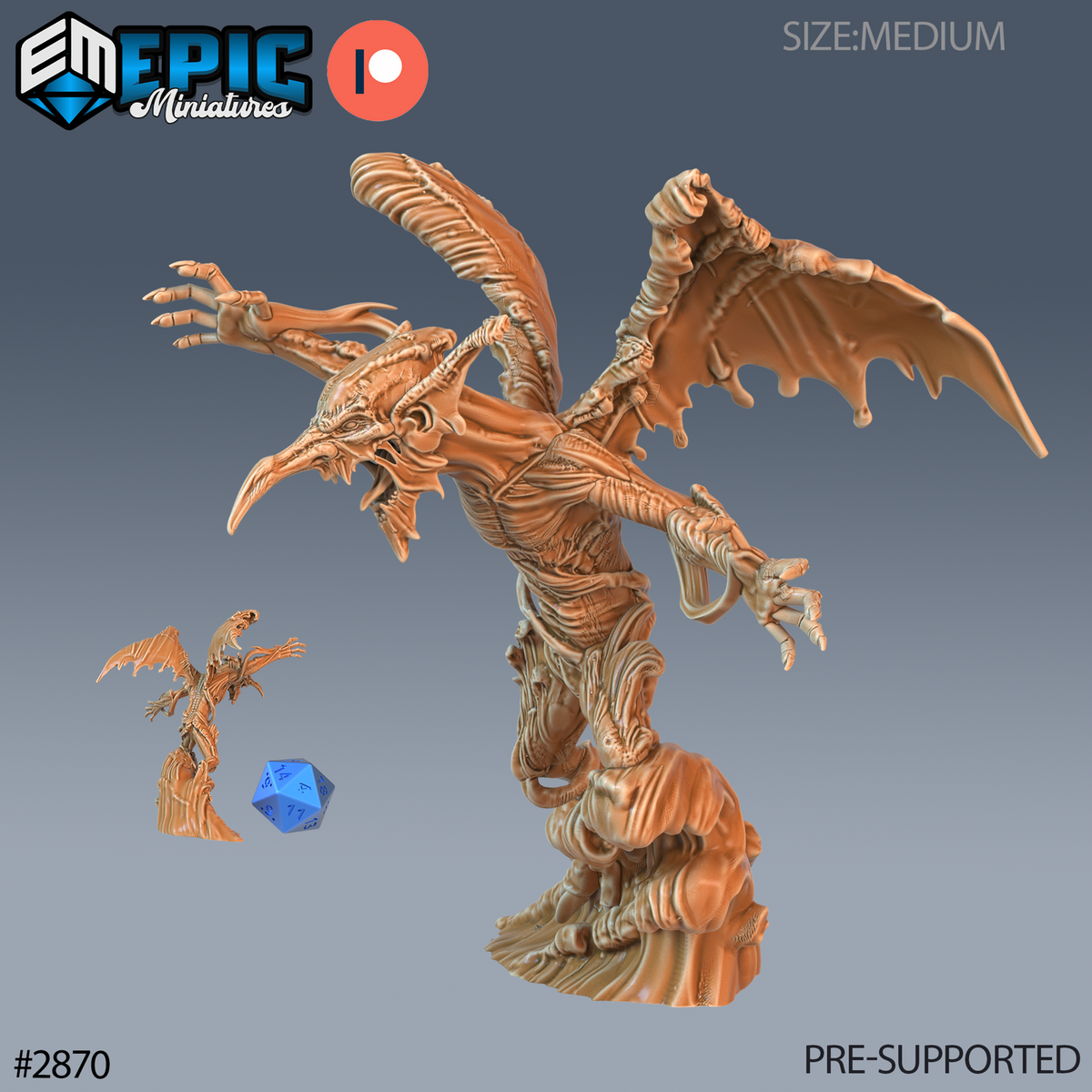 Water Mephit - The Printable Dragon