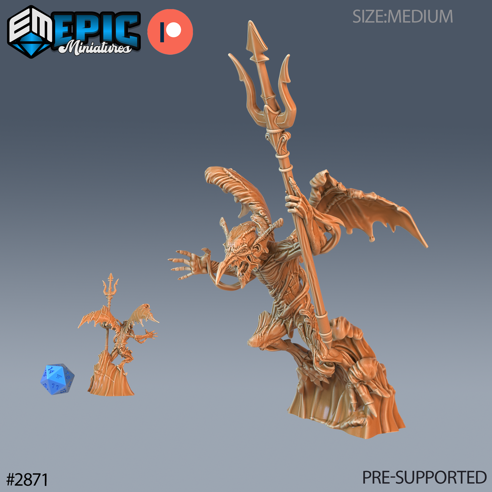 Water Mephit - The Printable Dragon