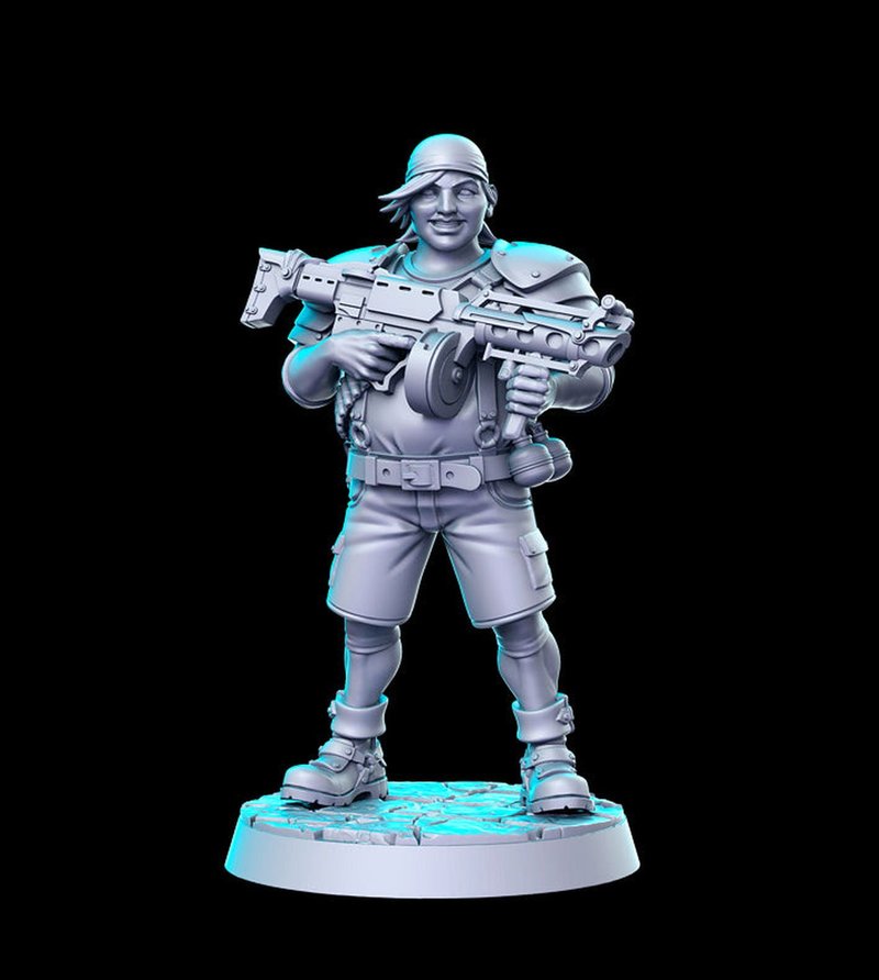 Wedge 3D-printed model