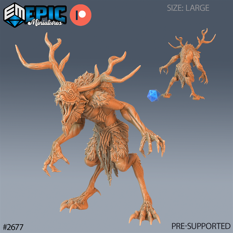 Wendigo 3D-printed model