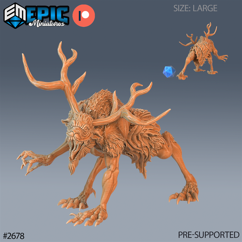 Wendigo 3D-printed model