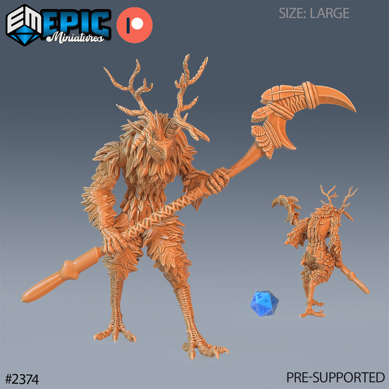 Were-Owl 3D-printed model