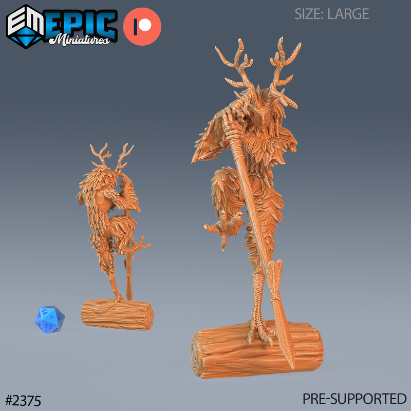 Were-Owl 3D-printed model