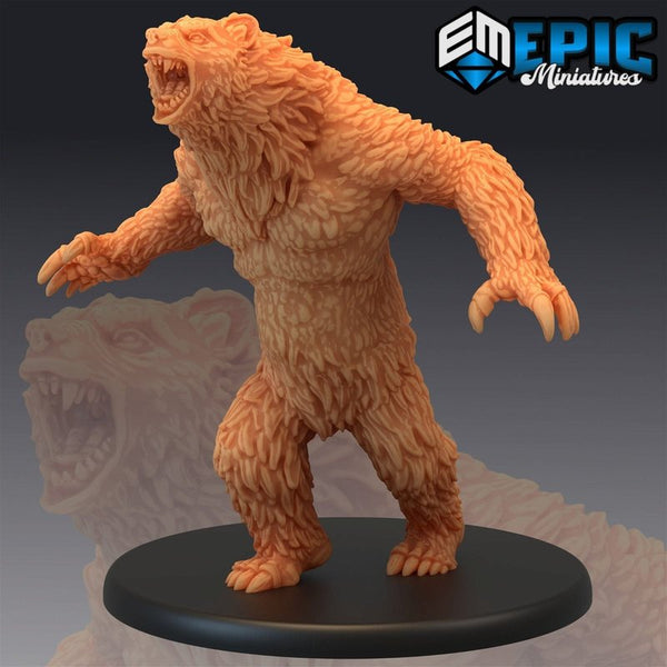 Werebear 3D-printed model