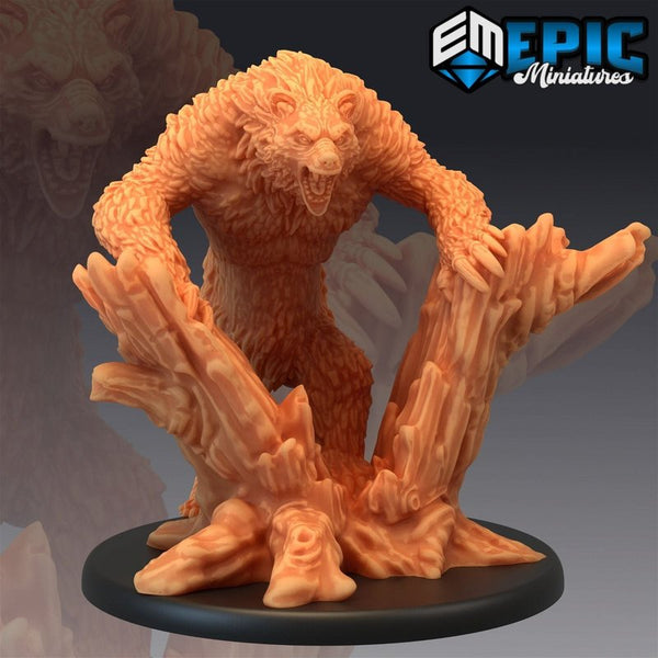 Werebear 3D-printed model