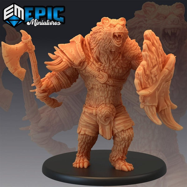 Werebear 3D-printed model