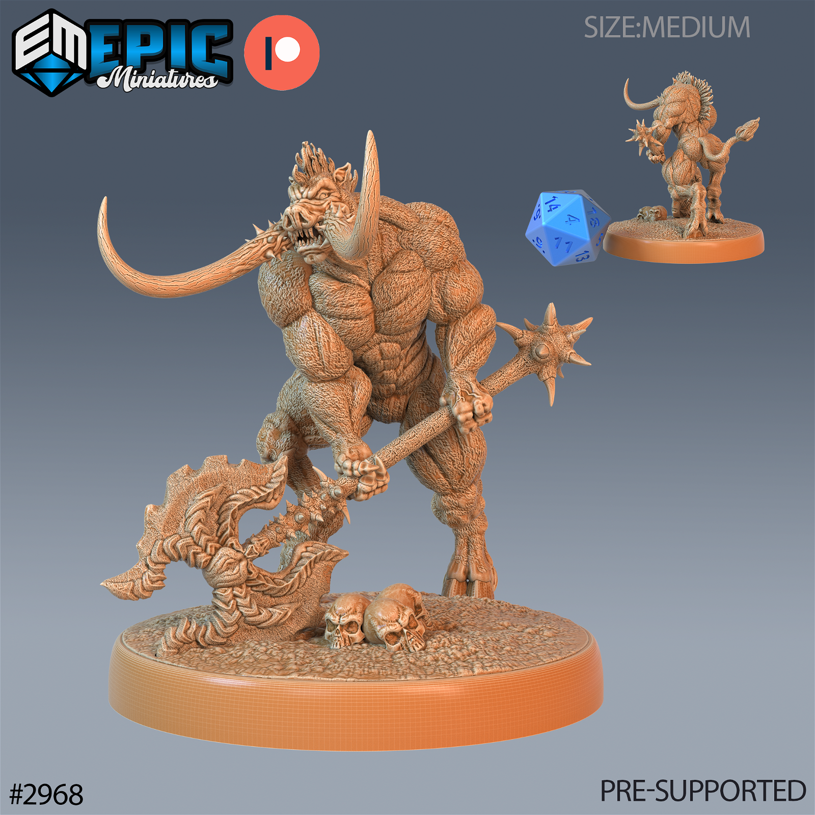 Wereboar - The Printable Dragon