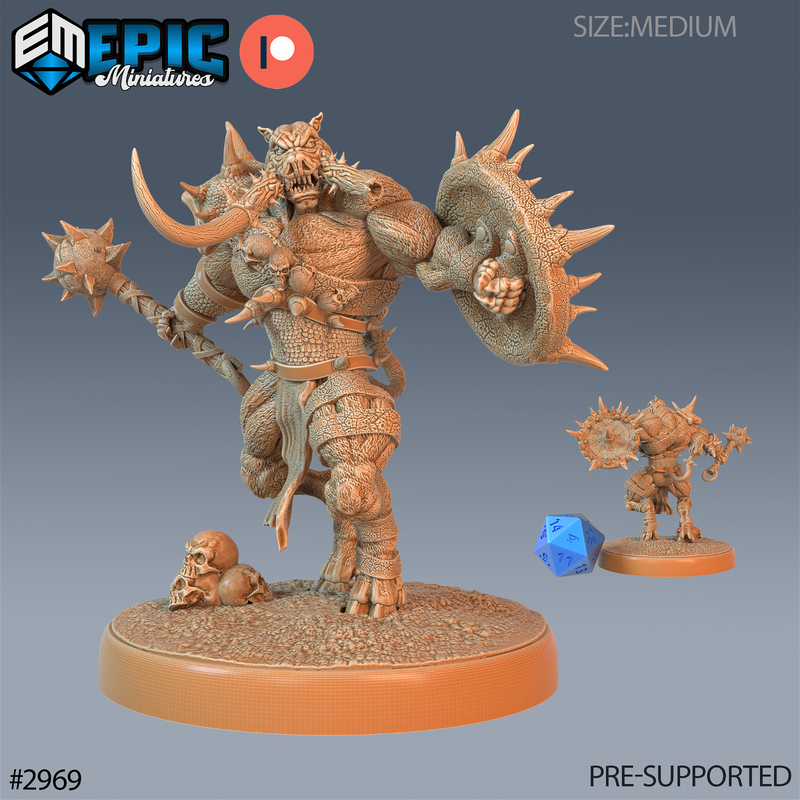 Wereboar 3D-printed model