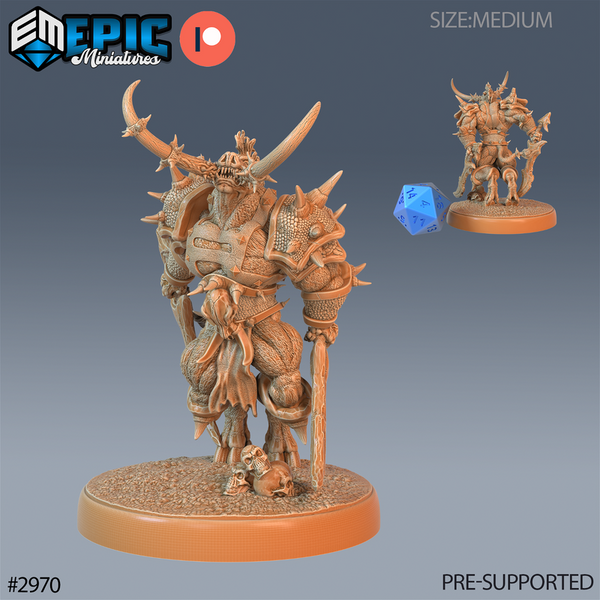 Wereboar 3D-printed model