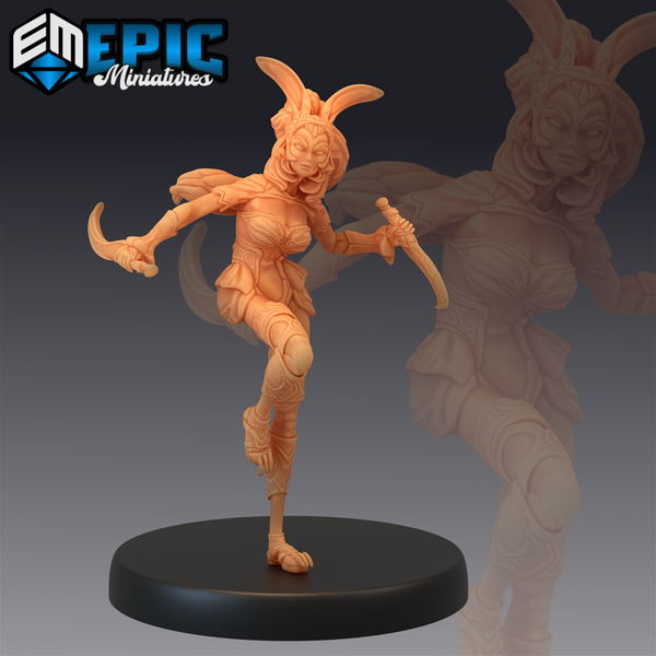 Werebunny 3D-printed model