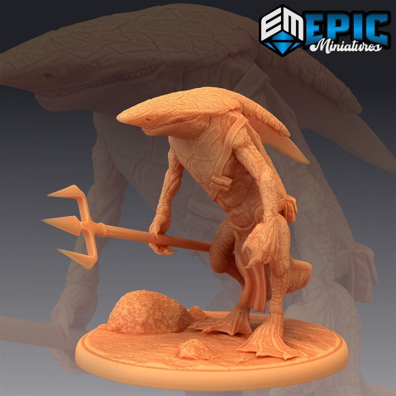 Wereshark 3D-printed model
