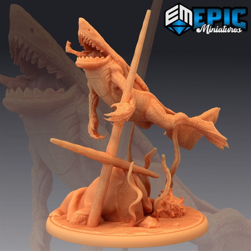 Wereshark 3D-printed model