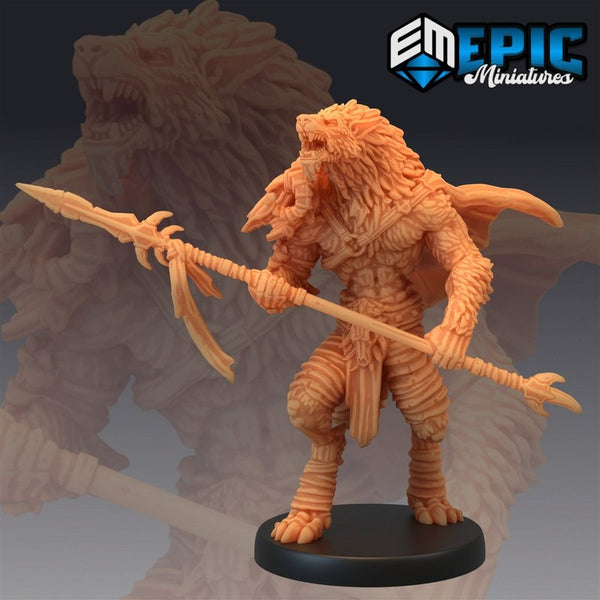 Werewolf 3D-printed model